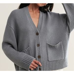 Jenni Kayne Gray Cardigan Sweater